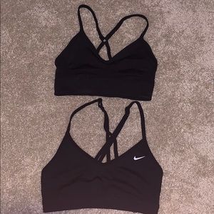 Black Nike Sports Bras